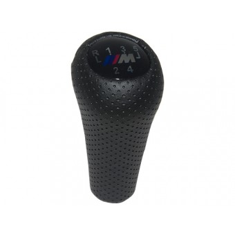 Vites Topuzu -BMW- -5 İleri- Man.Şanz; Siyah Noktalı Suni Deri -///M-